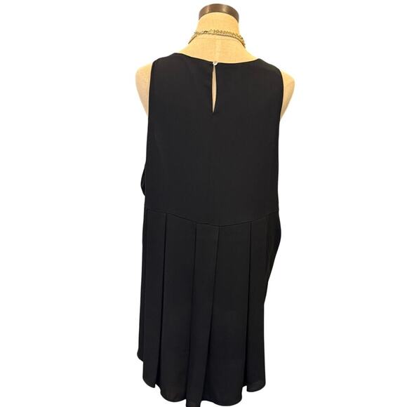 VINCE CAMUTO Black Loose Fit Tank Top Shirt Women size L - Picture 3 of 7